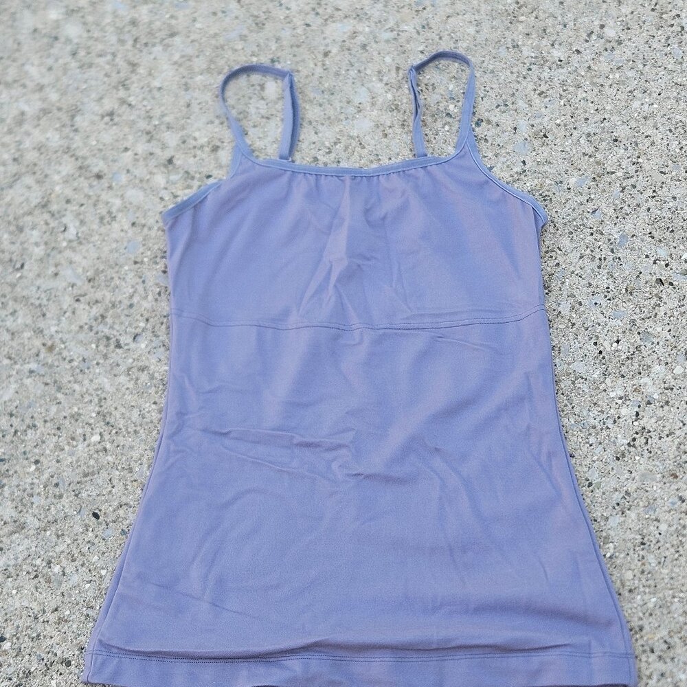 Lg Maidenform Gray Tank Cami Adjustable Straps Shapewear Slimming